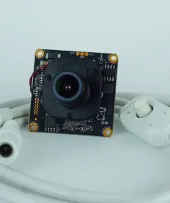 5 MP IP Kamera - Lens ve bağlantı kabloları