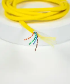 HiCom-8 Cat 5 Ethernet İletişim Kablosu - Bükümlü çiftlerin detayı