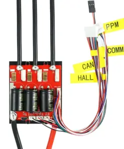 Flipsky VESC 6.9 100A Motor Sürücü - Etiketli bağlantı kabloları
