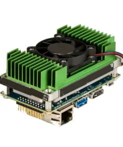 Jetson TX2 8 GB ve Orbitty Mini Carrier Board (Outlet) - Fanlı soğutucu görünümü