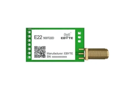 E22-900T22D LoRa Modülü - Modül ve anten bağlantısı