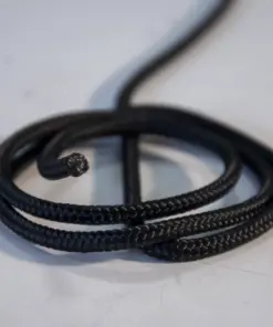 5 mm Şok Kordonu - Siyah kordon halkası