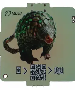 Mucif Müküp Elektronik Eğitim Kartları - Pangolin görselli kart