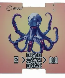 Mucif Müküp Elektronik Eğitim Kartları - Ahtapot görselli kart