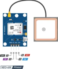 GY-NEO6MV2 Antenli GPS Modülü - GPS kartı ve anten
